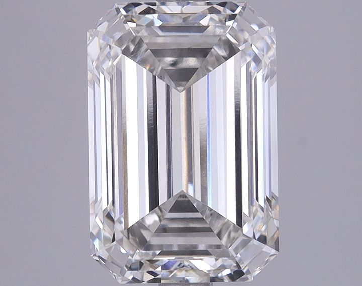 3.88 Carat Emerald Shaped Excellent Cut VS2 IGI Certified Lab Grown Diamond