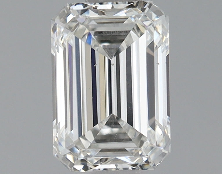 0.83 Carat Emerald Shaped Ideal Cut VS2 IGI Certified Lab Grown Diamond