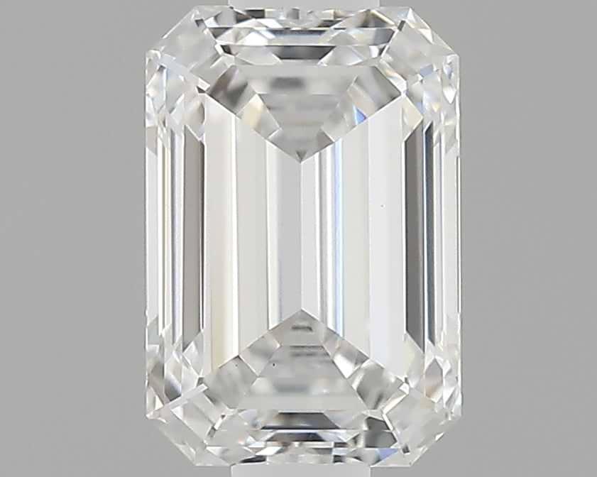 0.73 Carat Emerald Shaped Ideal Cut VVS2 IGI Certified Lab Grown Diamond