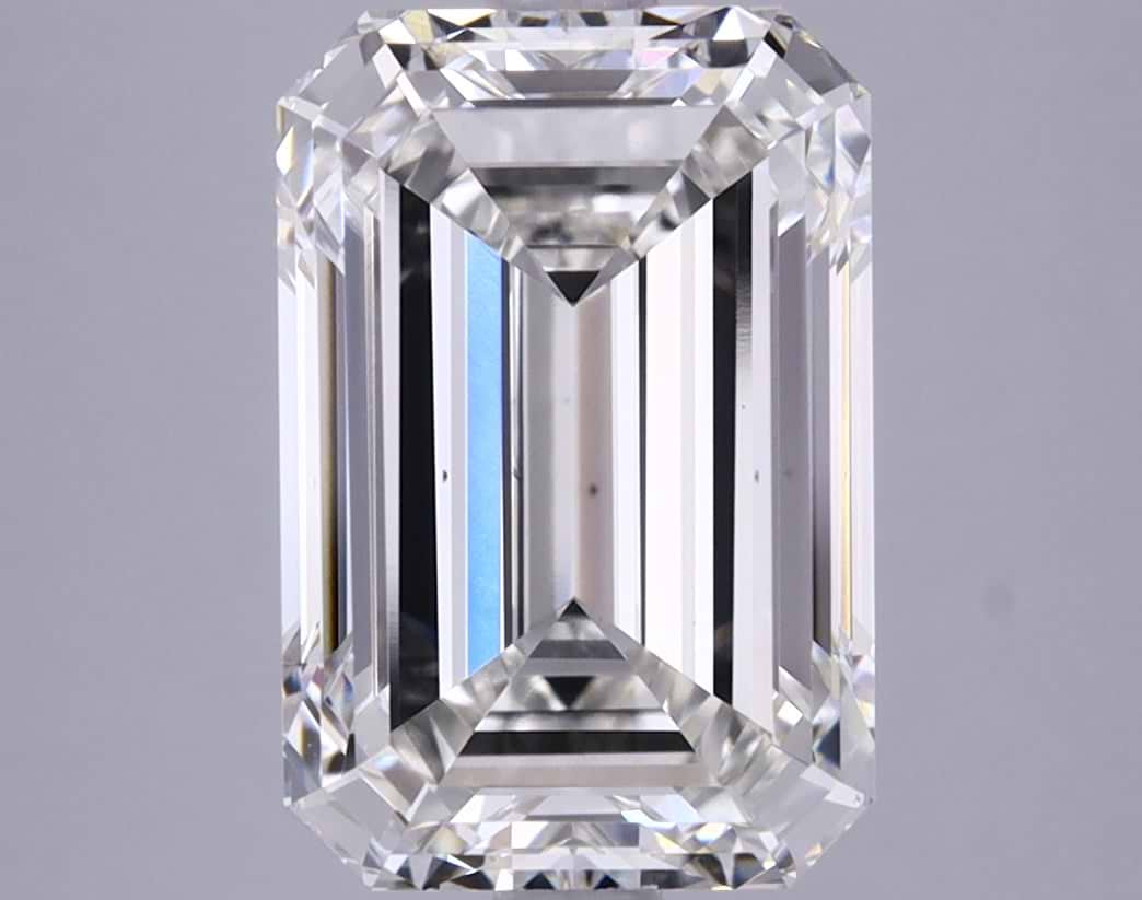 4.14 Carat Emerald Shaped Ideal Cut VS1 IGI Certified Lab Grown Diamond
