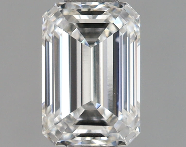 0.73 Carat Emerald Shaped Ideal Cut VVS2 IGI Certified Lab Grown Diamond