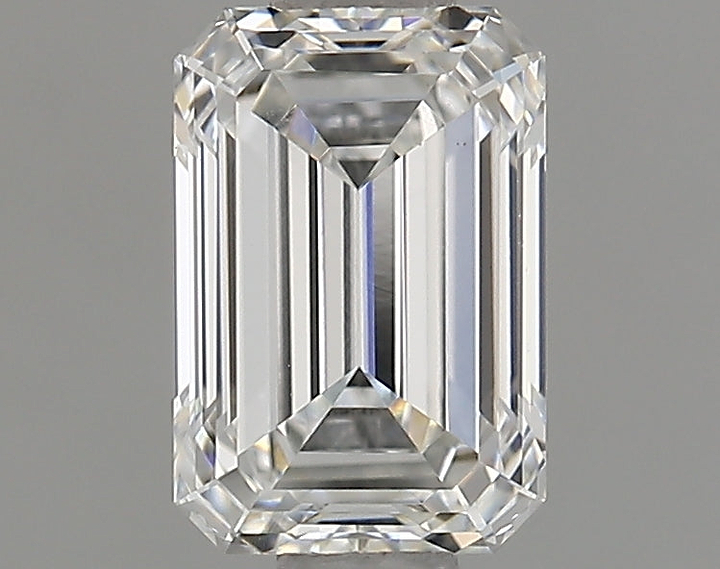 0.92 Carat Emerald Shaped Ideal Cut VVS2 IGI Certified Lab Grown Diamond
