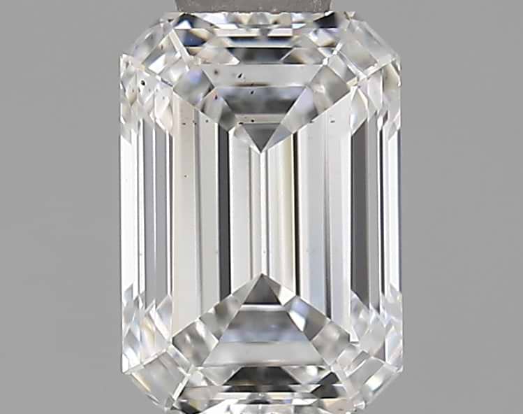 0.83 Carat Emerald Shaped Ideal Cut VS2 IGI Certified Lab Grown Diamond