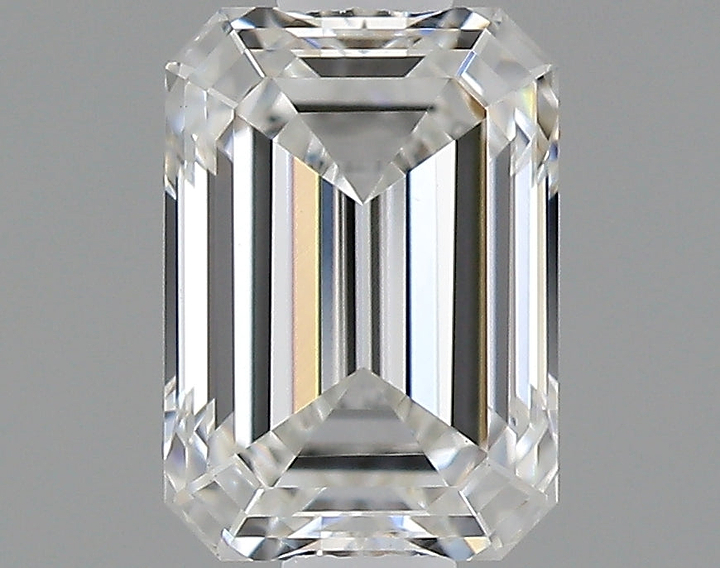 0.84 Carat Emerald Shaped Ideal Cut VVS2 IGI Certified Lab Grown Diamond
