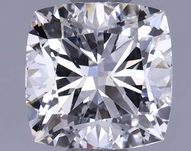 0.92 Carat Cushion Shaped Ideal Cut VVS2 IGI Certified Lab Grown Diamond