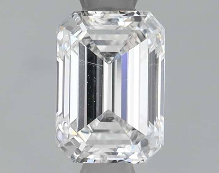 0.96 Carat Emerald Shaped Ideal Cut VVS2 IGI Certified Lab Grown Diamond