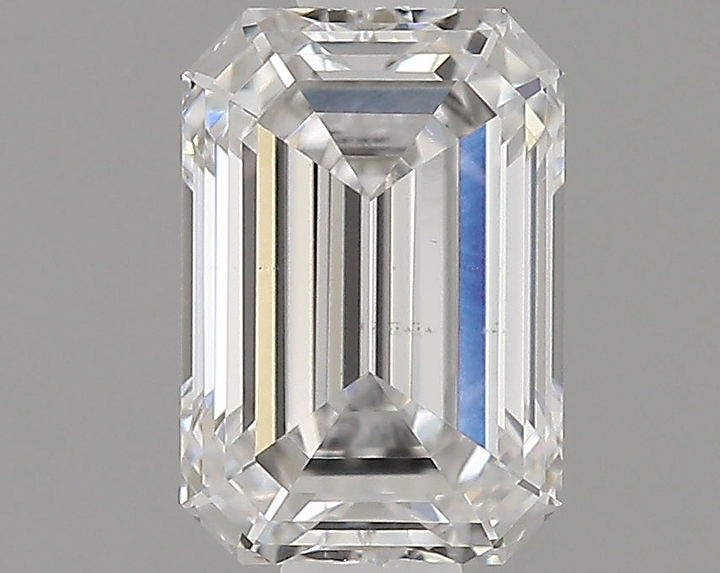 0.73 Carat Emerald Shaped Ideal Cut VS1 IGI Certified Lab Grown Diamond