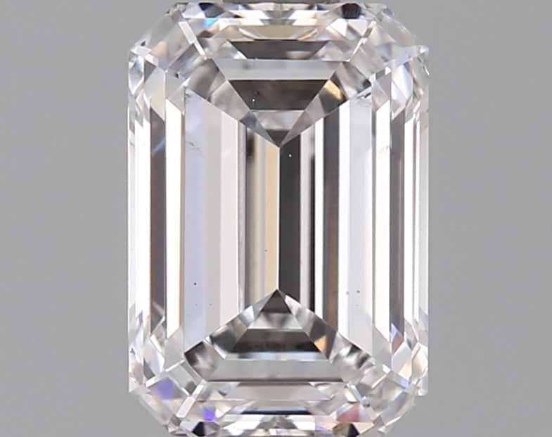 1.3 Carat Emerald Shaped Ideal Cut VS2 IGI Certified Lab Grown Diamond