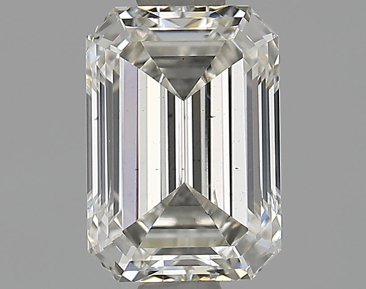 1.35 Carat Emerald Shaped Very Good Cut SI1 IGI Certified Lab Grown Diamond