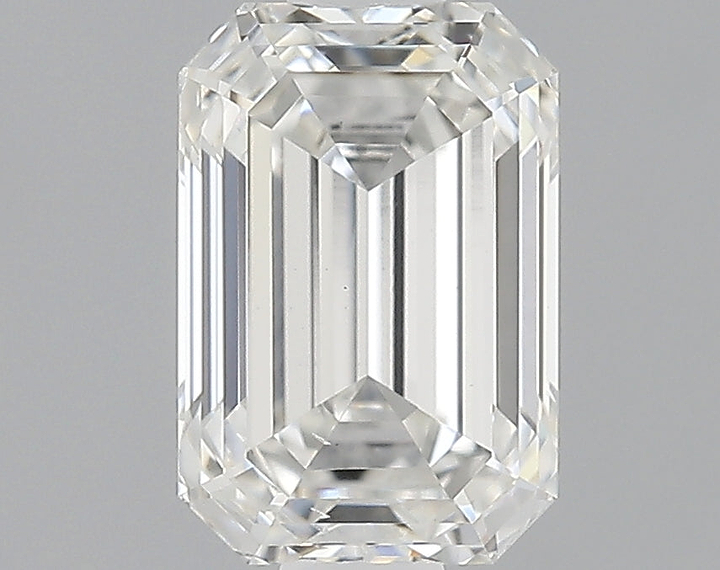 0.84 Carat Emerald Shaped Ideal Cut VS2 IGI Certified Lab Grown Diamond