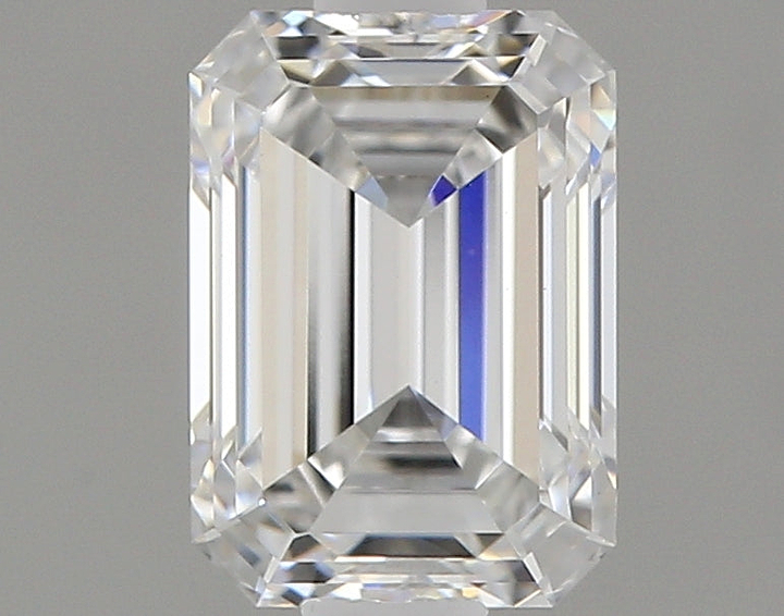 0.93 Carat Emerald Shaped Ideal Cut VVS2 IGI Certified Lab Grown Diamond