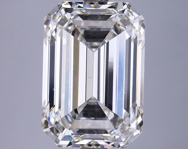 6.11 Carat Emerald Shaped Ideal Cut VS1 IGI Certified Lab Grown Diamond