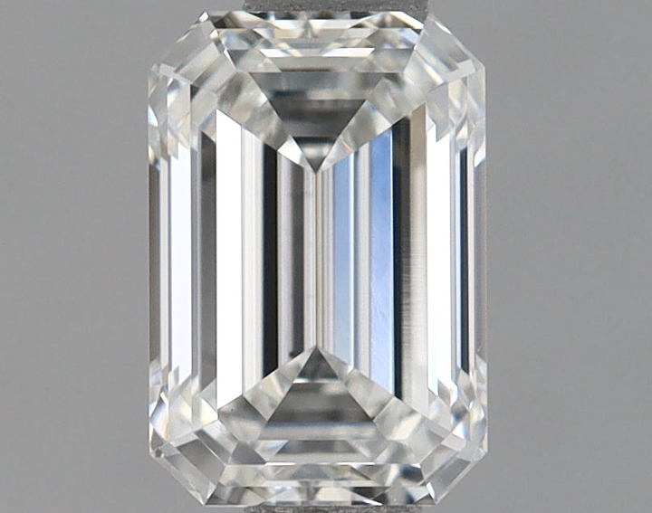 0.72 Carat Emerald Shaped Very Good Cut VVS2 IGI Certified Lab Grown Diamond