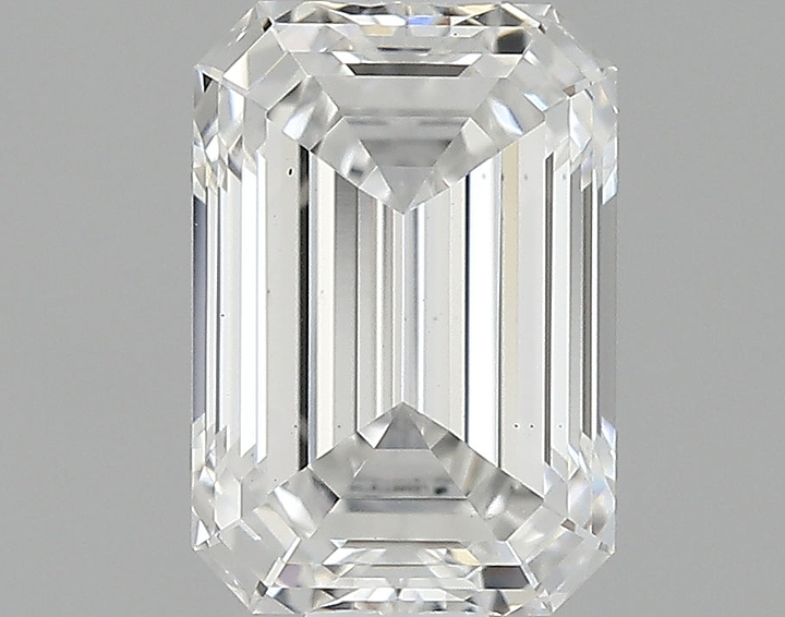 0.85 Carat Emerald Shaped Ideal Cut VS1 IGI Certified Lab Grown Diamond