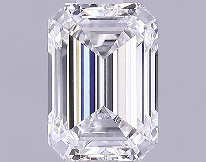 1.08 Carat Emerald Shaped Ideal Cut VVS2 IGI Certified Lab Grown Diamond