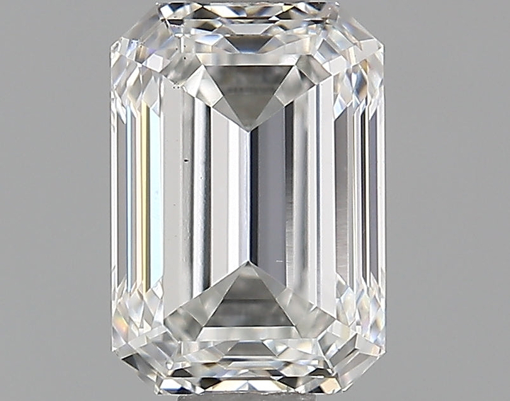 0.95 Carat Emerald Shaped Ideal Cut VS2 IGI Certified Lab Grown Diamond