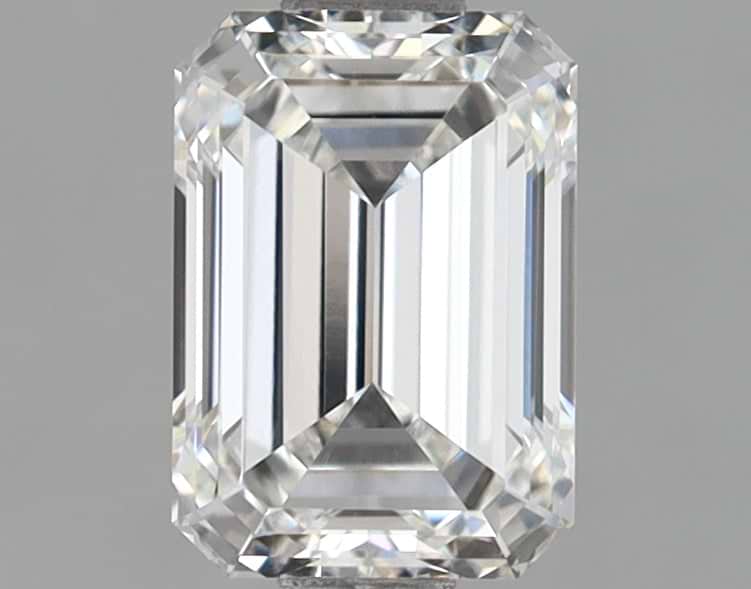 1.12 Carat Emerald Shaped Ideal Cut VVS2 IGI Certified Lab Grown Diamond