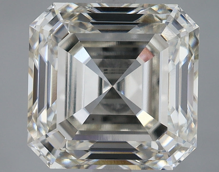 5.11 Carat Asscher Shaped Ideal Cut VS1 IGI Certified Lab Grown Diamond