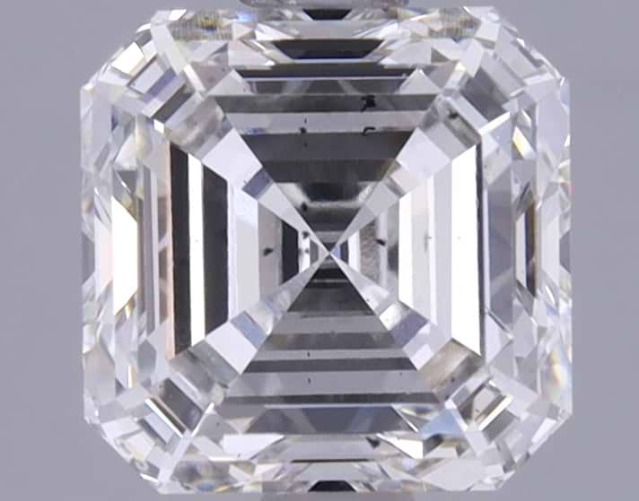 1.53 Carat Asscher Shaped Ideal Cut SI1 IGI Certified Lab Grown Diamond