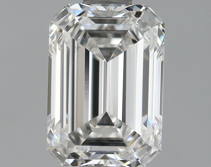 1.08 Carat Emerald Shaped Ideal Cut VVS2 IGI Certified Lab Grown Diamond