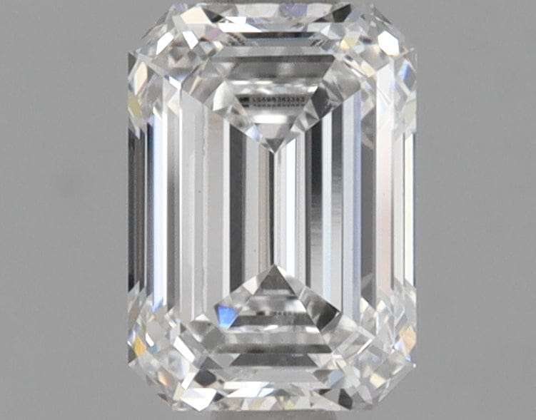 0.86 Carat Emerald Shaped Ideal Cut VS1 IGI Certified Lab Grown Diamond