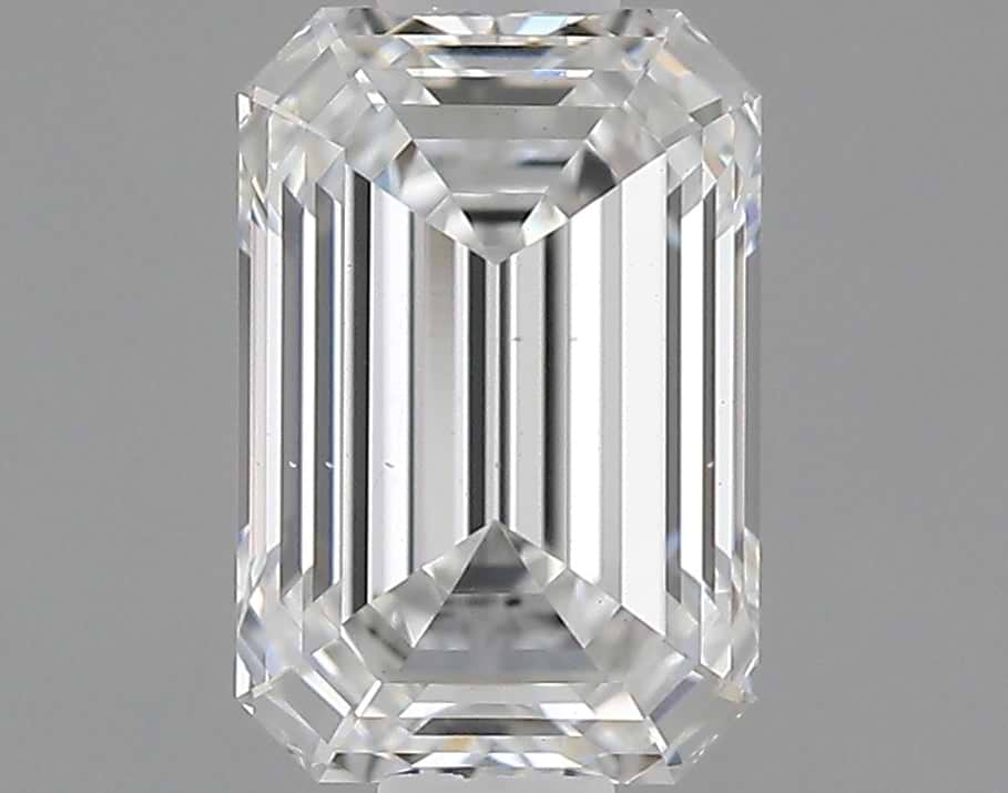 0.79 Carat Emerald Shaped Excellent Cut VS2 IGI Certified Lab Grown Diamond