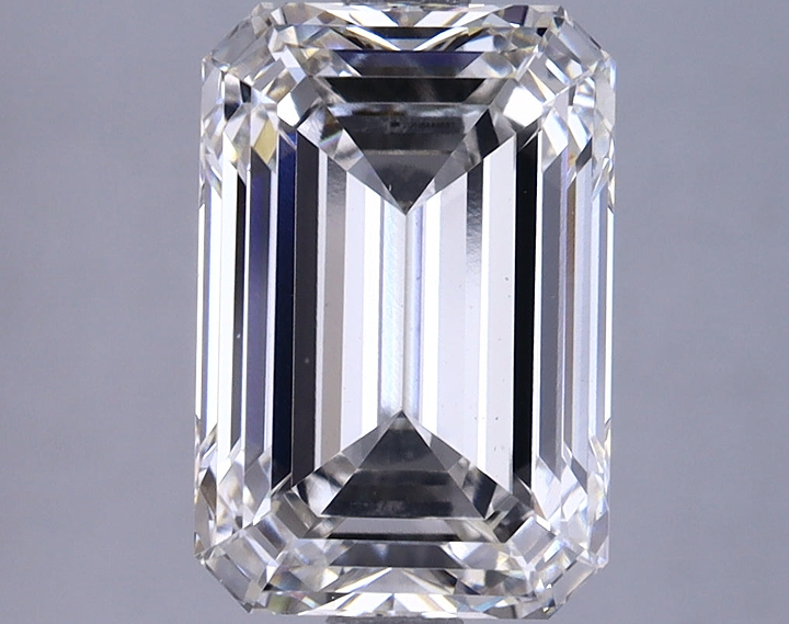 3.88 Carat Emerald Shaped Ideal Cut VS1 IGI Certified Lab Grown Diamond