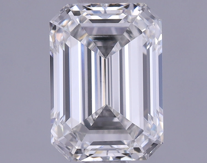 1.21 Carat Emerald Shaped Ideal Cut VVS2 IGI Certified Lab Grown Diamond