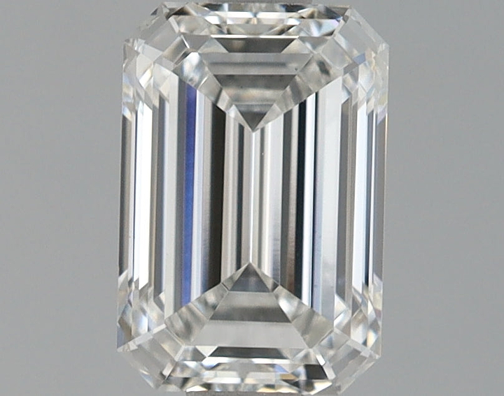 1.11 Carat Emerald Shaped Excellent Cut VVS2 IGI Certified Lab Grown Diamond