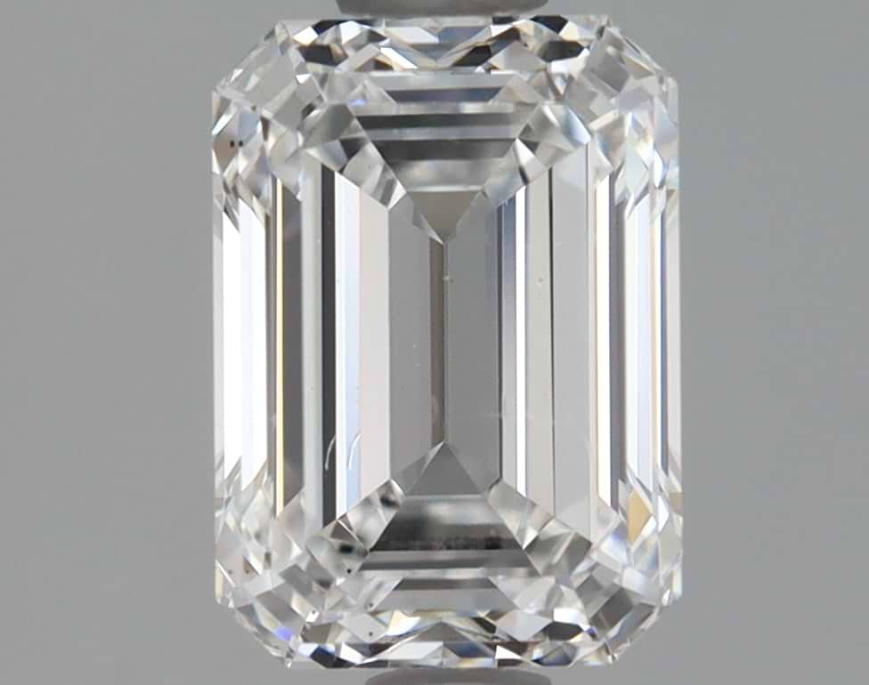 1.27 Carat Emerald Shaped Ideal Cut VS2 IGI Certified Lab Grown Diamond