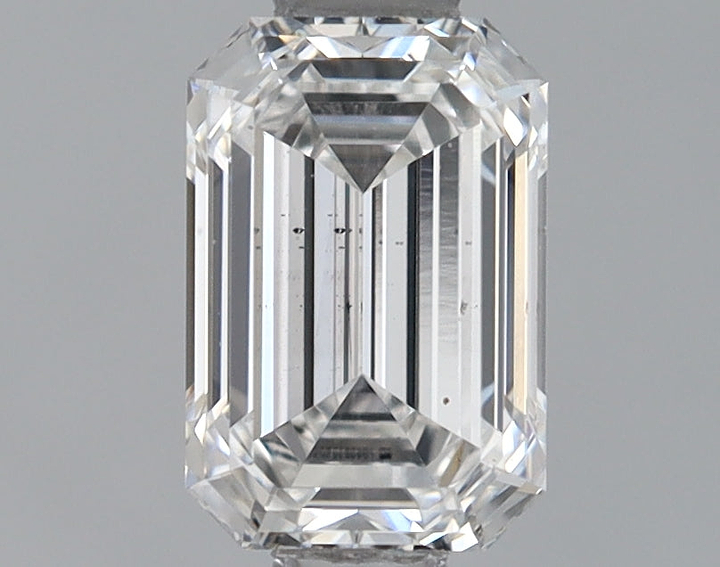 0.85 Carat Emerald Shaped Excellent Cut VS2 IGI Certified Lab Grown Diamond