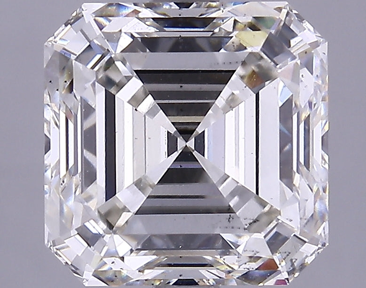4.1 Carat Asscher Shaped Excellent Cut SI1 IGI Certified Lab Grown Diamond
