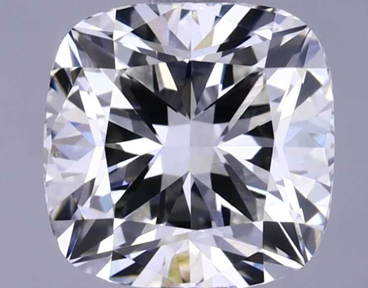 1.74 Carat Cushion Shaped Ideal Cut VVS2 IGI Certified Lab Grown Diamond