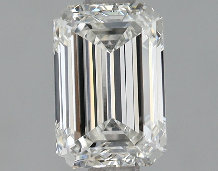 0.84 Carat Emerald Shaped Ideal Cut VVS2 IGI Certified Lab Grown Diamond