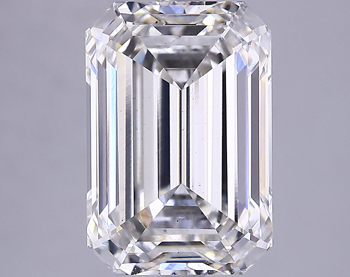 4.15 Carat Emerald Shaped Ideal Cut VS2 IGI Certified Lab Grown Diamond