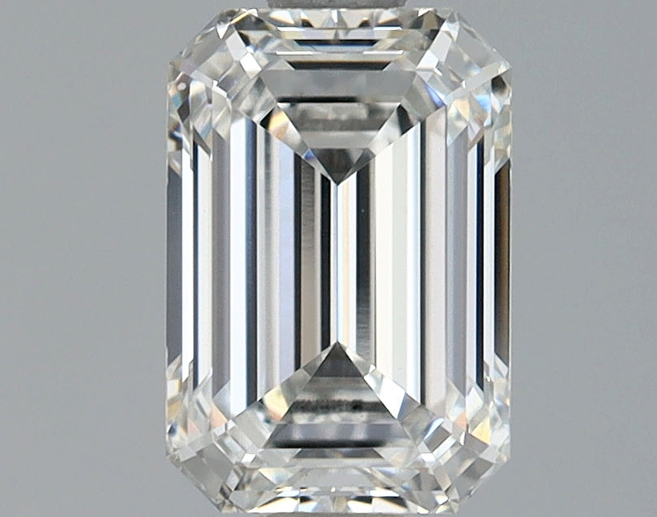 1.22 Carat Emerald Shaped Ideal Cut VVS2 IGI Certified Lab Grown Diamond