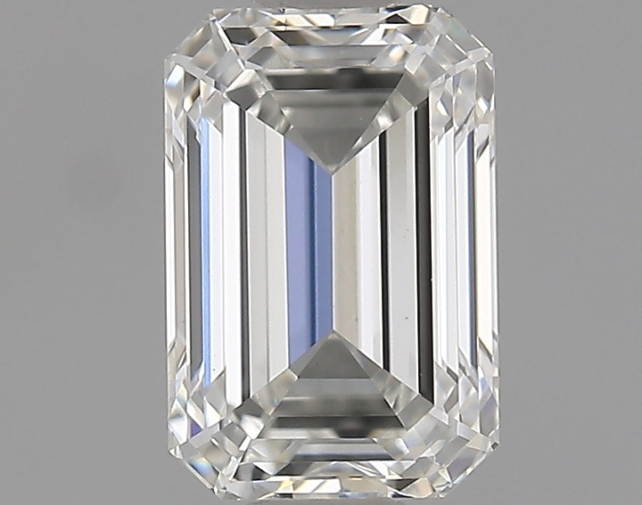 1.13 Carat Emerald Shaped Excellent Cut VVS2 IGI Certified Lab Grown Diamond