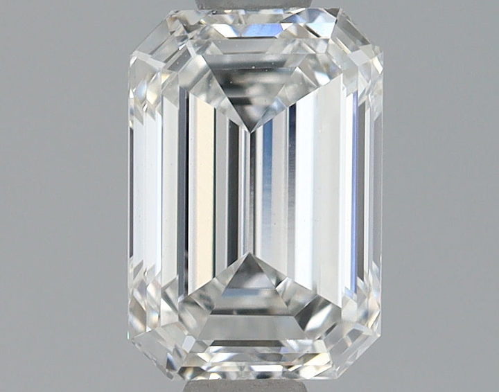 0.88 Carat Emerald Shaped Ideal Cut VS1 IGI Certified Lab Grown Diamond