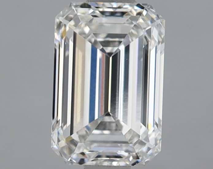 1.16 Carat Emerald Shaped Ideal Cut VVS2 IGI Certified Lab Grown Diamond