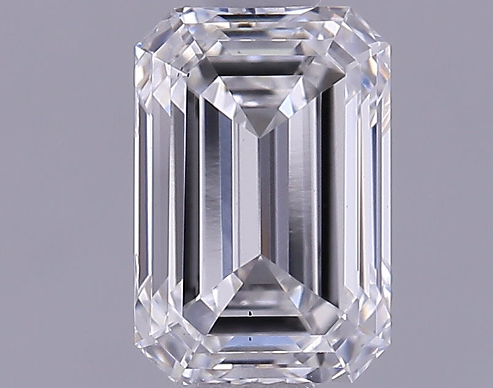 0.96 Carat Emerald Shaped Ideal Cut VS2 IGI Certified Lab Grown Diamond