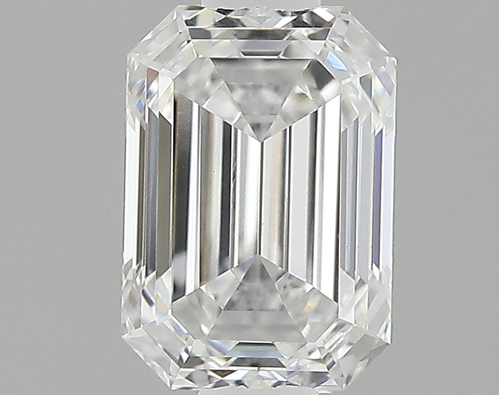 0.92 Carat Emerald Shaped Ideal Cut VVS2 IGI Certified Lab Grown Diamond