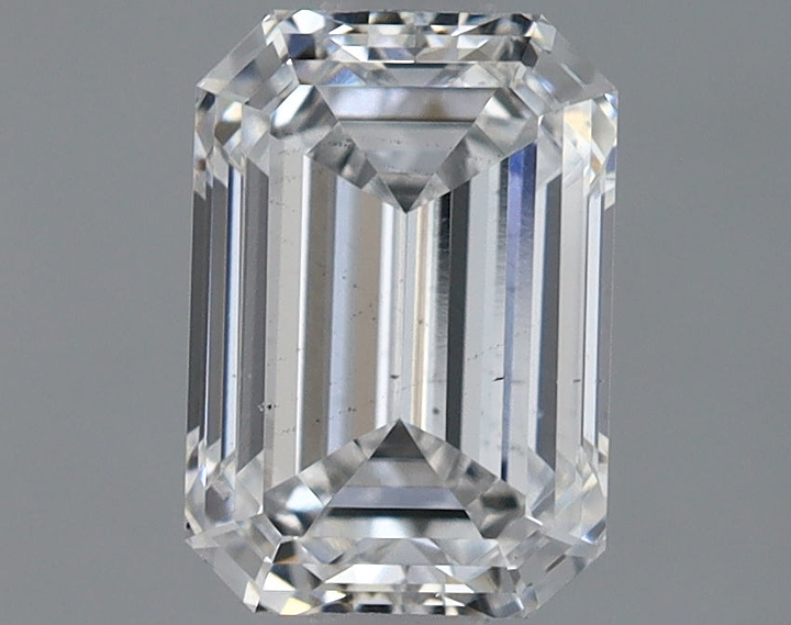 1.26 Carat Emerald Shaped Ideal Cut SI1 IGI Certified Lab Grown Diamond
