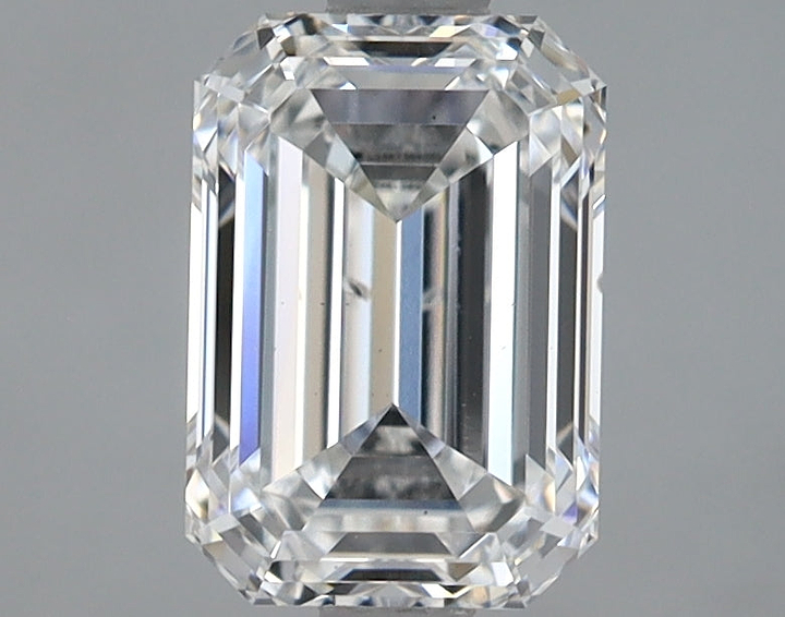 1.67 Carat Emerald Shaped Ideal Cut SI1 IGI Certified Lab Grown Diamond