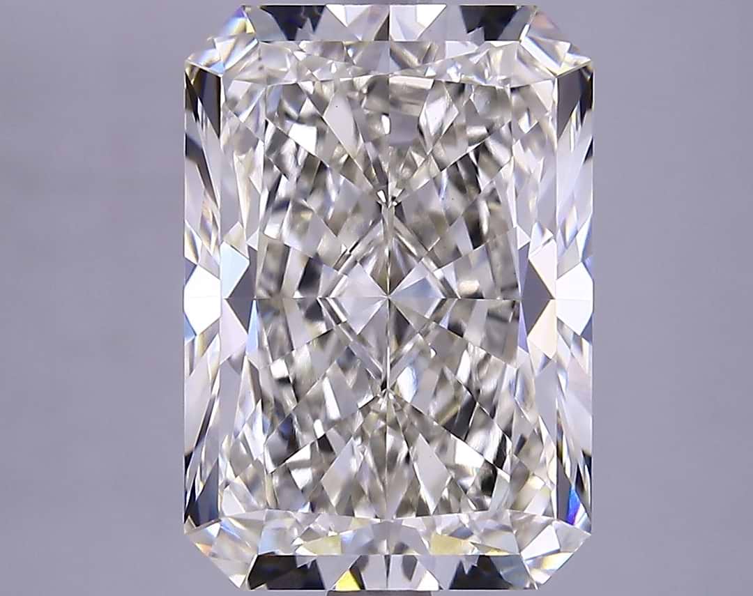5.54 Carat Radiant Shaped Ideal Cut VVS2 IGI Certified Lab Grown Diamond