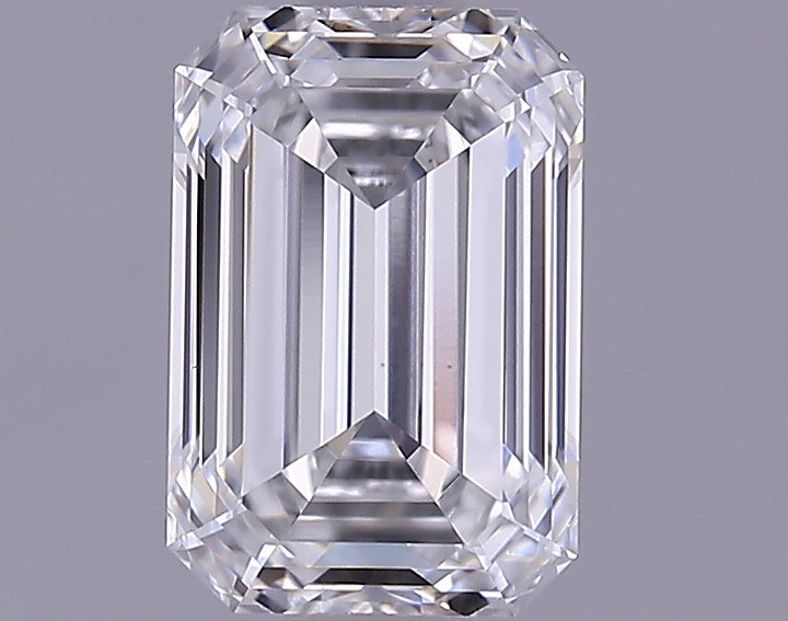 1.22 Carat Emerald Shaped Ideal Cut VS1 IGI Certified Lab Grown Diamond