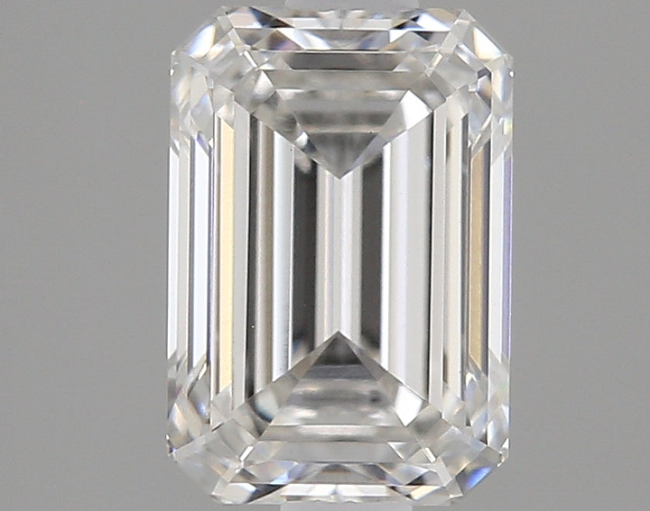 1.33 Carat Emerald Shaped Ideal Cut VVS2 IGI Certified Lab Grown Diamond