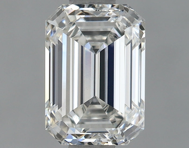 1.12 Carat Emerald Shaped Ideal Cut VVS2 IGI Certified Lab Grown Diamond