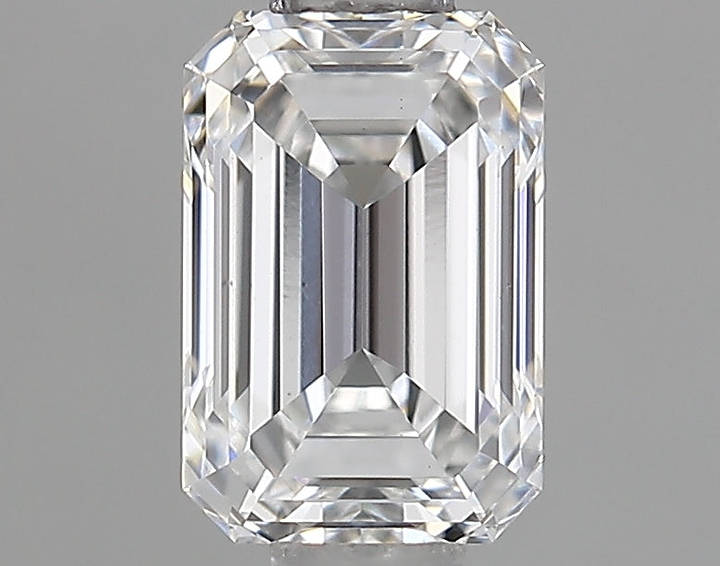 0.71 Carat Emerald Shaped Ideal Cut VS1 IGI Certified Lab Grown Diamond