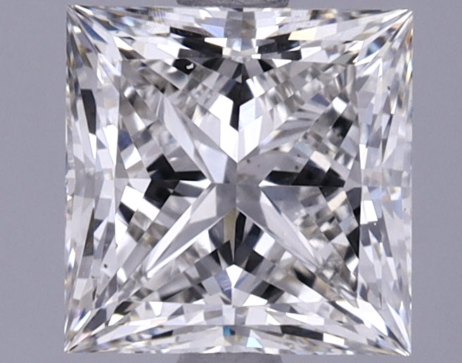 1.87 Carat Princess Shaped Ideal Cut VVS2 IGI Certified Lab Grown Diamond