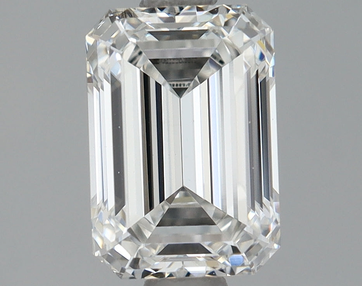 1.3 Carat Emerald Shaped Ideal Cut VVS2 IGI Certified Lab Grown Diamond